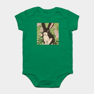 The Playful Pixie Polish Rabbit Bunny in the House Baby Bodysuit